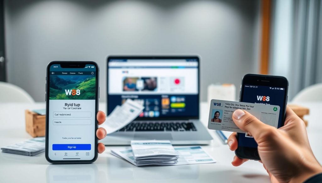 KYC process W88