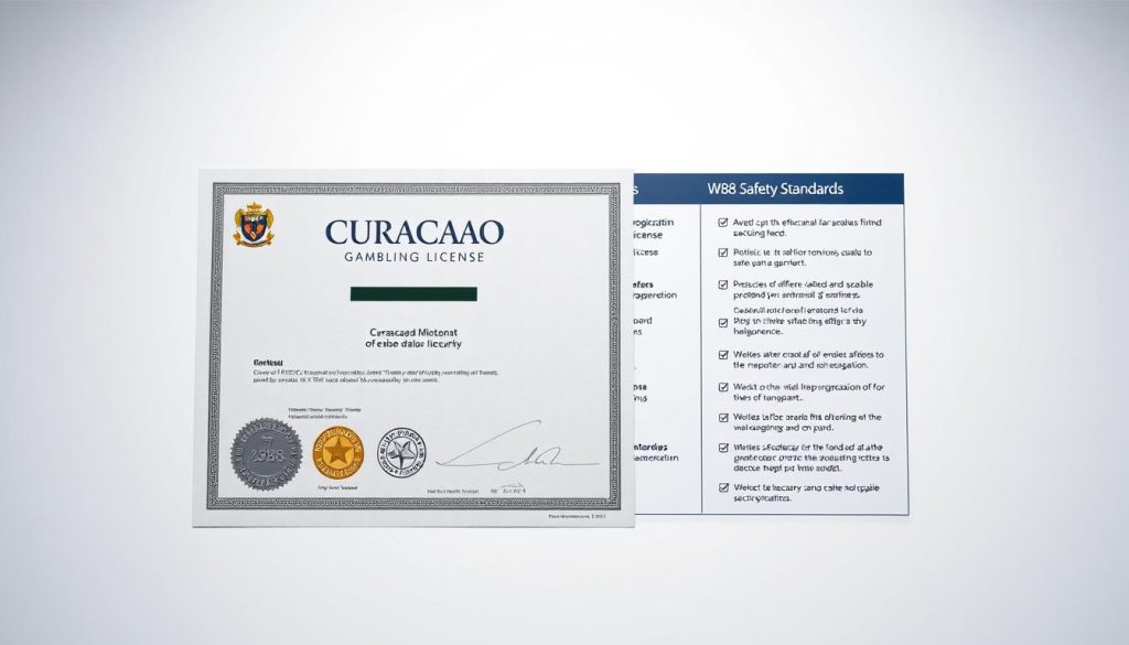 ใบอนุญาต Curaçao และมาตรฐานความปลอดภัย W88